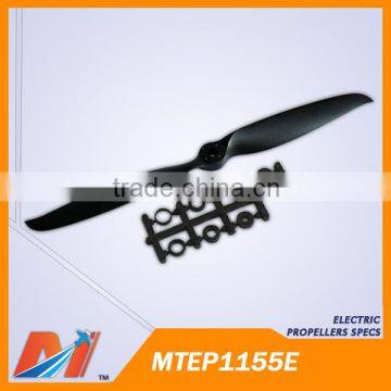 Maytech 11inch Plastic Grassfiber Propeller with 8mm for Aircraft Engine.