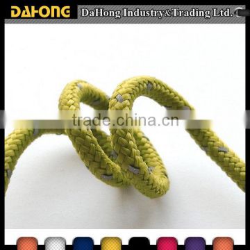 manufactory price decorative round cord reflective rope for shoelace