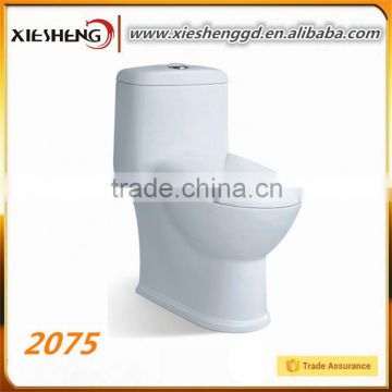 2075 China bathroom modular homes siphonic wc water closet one piece toilet