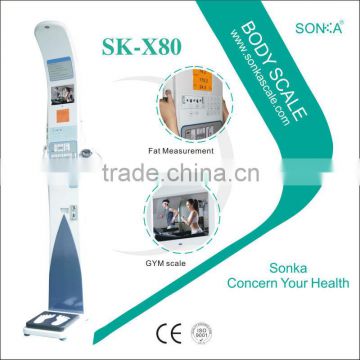 With Coin Or Bill Input System SK-X80 Height Weight Scale Kiosk
