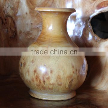 2016 Hot Sale Natural Wooden Root Carving Flower Vase