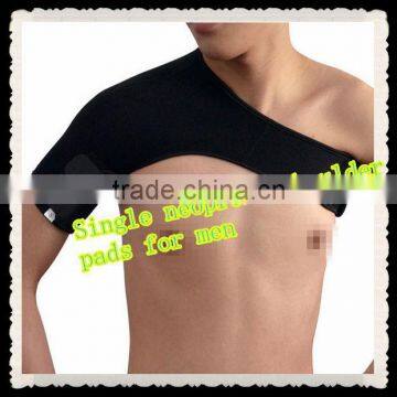 Single neoprene shoulder pads for men