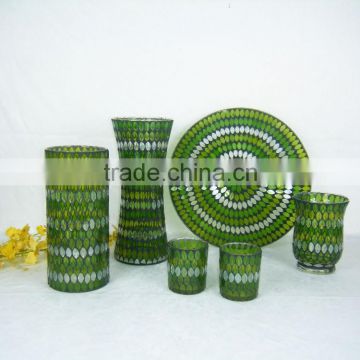 handmade mosaic glass candle holders wholesale glass votive candle holders