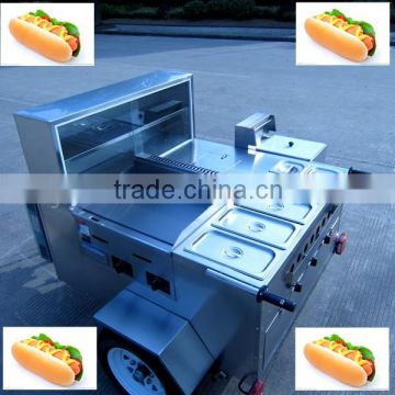Mobile Motorcycle Food & Hot Dog Vending Push Kiosk Carts with Durable Wheels XR-HD120 A                        
                                                Quality Choice