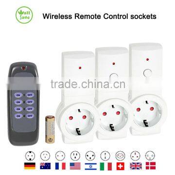 Smart Wireless Remote Control Socket Switches Europe Plug K09 3+1