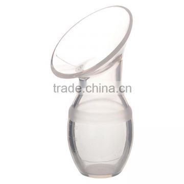 Soft feeling like baby sucking mother use manual silicone breast pump
