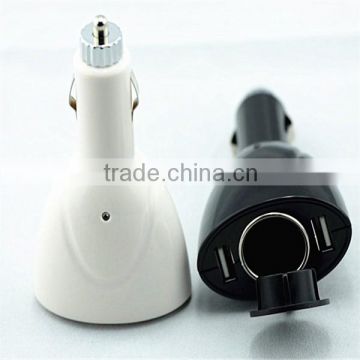 New Brand 12V Cigarette Lighter Interface And Two 1 A USB Interface for phone