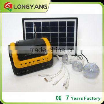 New model portable 12V solar lighting system 5W solar DC home system with MP3 radio player                        
                                                                                Supplier's Choice
