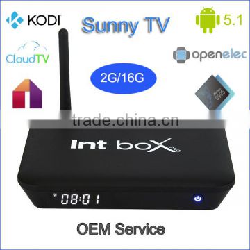world best selling products 2gb/16gb android tv box G7 amlogic s905 quad core tv box wifi ap6335 KODI xbmc android 5.1