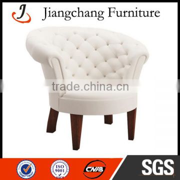Cheap Fabric Metal Plastic Armrest Dining Chair JC-FM55
