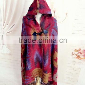 fleece cape wrap shawl acrylic fleece poncho scarf,fashion acrylic poncho shawl
