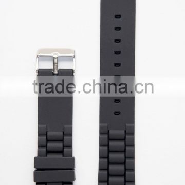 Silicone wristband for adult watch band