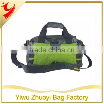 Green Eco Duffle Sports Bags Made of Polyester With Handle