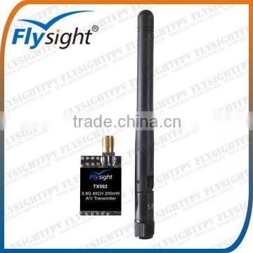 H1741 Newest Flysight Small Mini 200mW 5.8GHz FPV Raceband 40CH Transmitter compatible IRC Vortex / FS Dominator / QAV250
