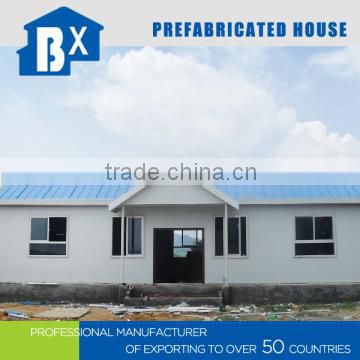 low cost prefabricated building shops in steel structure