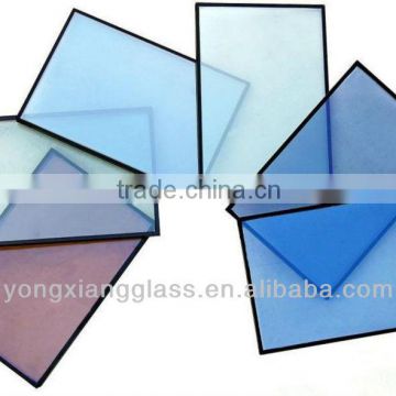 3-12mm brown tinted reflective building glass coated glass with 3C & ISO etc. certificate