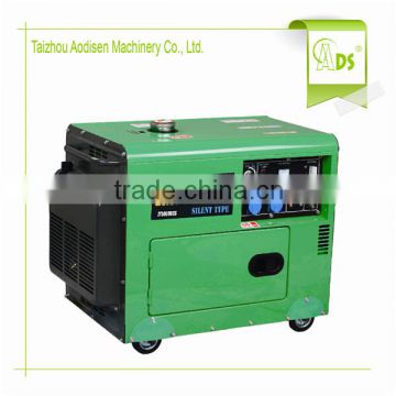 cheap price air cooled silent diesel 4.5kw electric generator