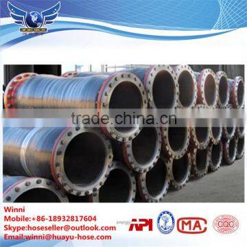 Large diameters oil resistant hydraulic rubber hose for suction and discharge