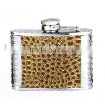 5oz duplex stainless steel hip flask