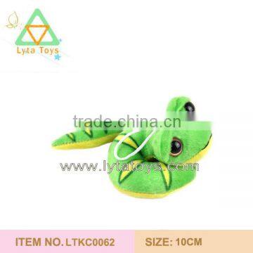 Plush Fancy Green Snake Key Chain