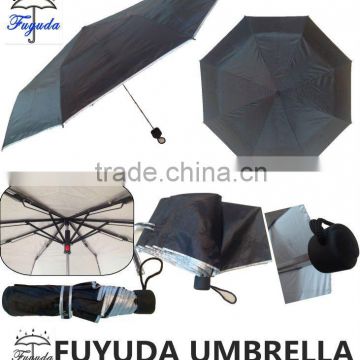 23"x8k 3 folding UV proof folding rain umbrella