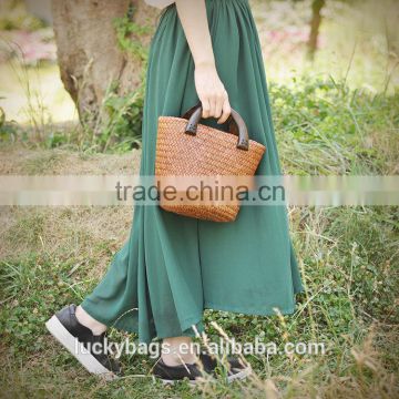 94088 handbag straw beautiful straw bag brown women beach bag elegant ladies beach bag