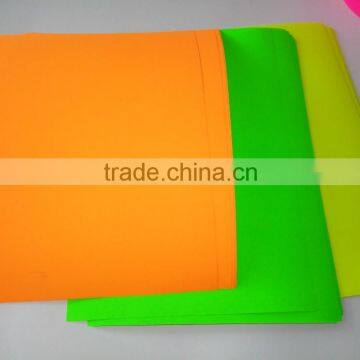 80g fluorescent orange paper/85g yellow release paper/water based glue/sheets