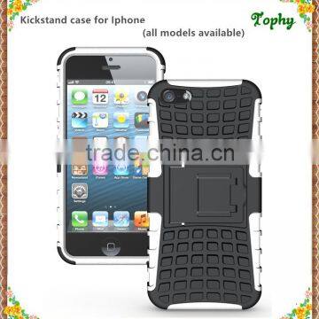 For iPhone 5 6 New stand Shockproof Case Cover Accessoriess, 2 in 1 case