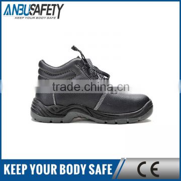 Leather Upper slip resistant electric shock proof safety shoes