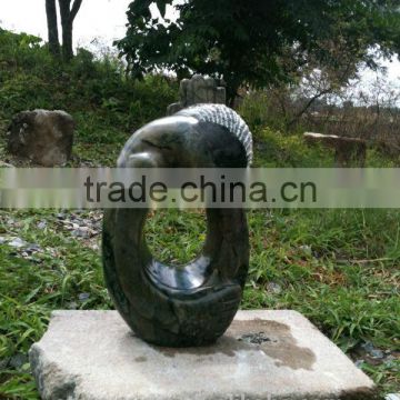 3880 Thinking of Tommorow H 29cm by W19cm Afric stone carving ,angel carving stone stone carving patterns