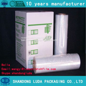 Hot sell smooth transparent hand casting stretch wrap film the lowest price