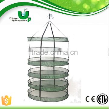 hydroponics 8 tiers herb hanging drying nets, plastic cucmber netting, drying net