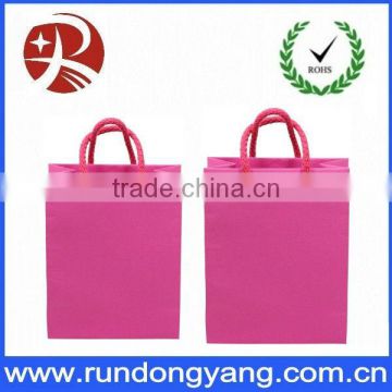 high quality paper shopping bag with handle for packing/paper bag