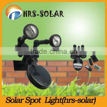 HRS High Quality Solar Spotlight Outdoor LED Solar Spot Light
