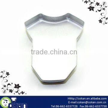 T-shirt Shape Stainless Steel Cookie Cutter with botton,Biscuit Cutter CK-CM0499