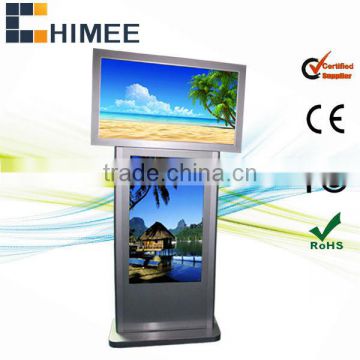 42inch lcd double sided screen digital signage media player (HQ42-42-2,support usb/cf/sd card)