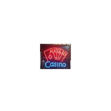 LED casino sign