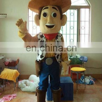 Western cowboy woody mascot costume