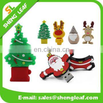 Customized design usb flash drive gifts for Christmas