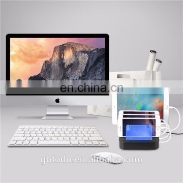 usb multi charger dock charging station for apple 4g smartphone mobile phone