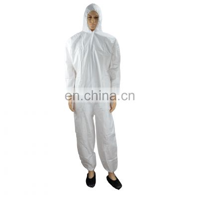 Custom waterproof  Polypropylene coveralls With Hood without boot