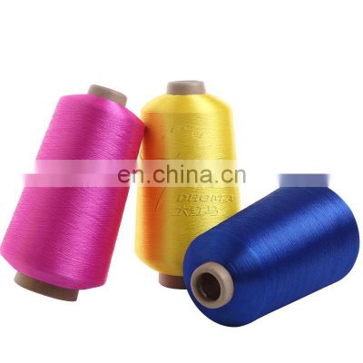 GRS certification recycle yarn 50-100d Polyester FDY Bright wholesale