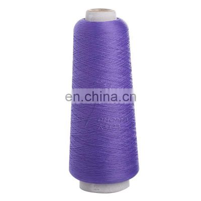 hank dyed polyester 75d2 thread for embroidery