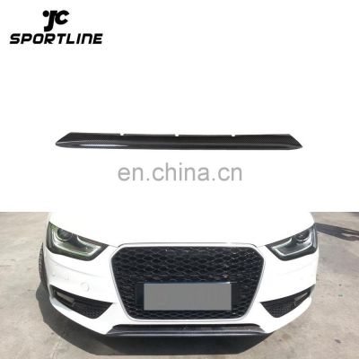 Middle Carbon Fiber Front Lip for Audi A4 B9 2013