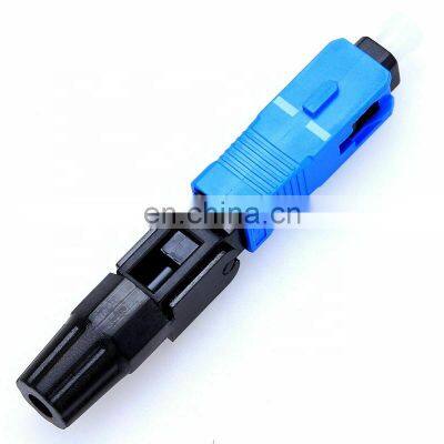 sc upc fast connector Single mode conector rapido upc 0.3db Fiber Connector sm sc fibte fast connector