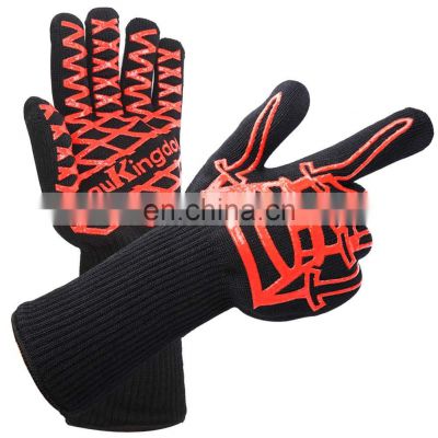 Aramid Barbeque Oven Glove 932F Extreme Heat Resistant Grill BBQ Glove