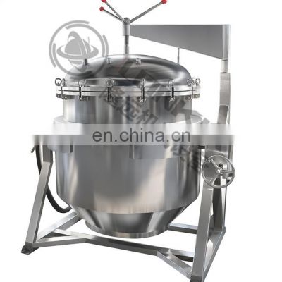 Industrial Kettle Mixer Cooker Vacuum Frying Pan High Quality Grade Large Industrial  Food Cooking Vacuum Frying Pan