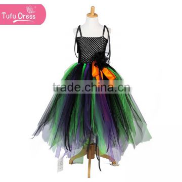 2015 New design girl halloween dress summer style tulle tutu dress