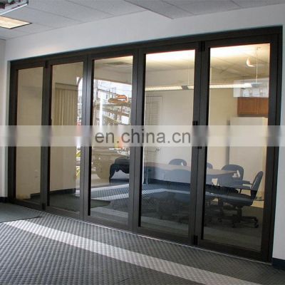 WEIKA Doors System Patio Door Sliding Glass Aluminum Floor-mounted Double Glass Door Outdoor Graphic Design Commercial Modern