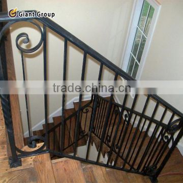 Cheap price wrought iron artist gill handrail for house decor